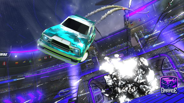 A Rocket League car design from Syhixx22