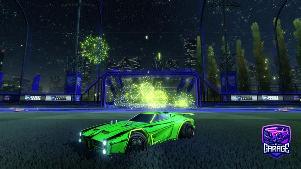A Rocket League car design from Weaky_