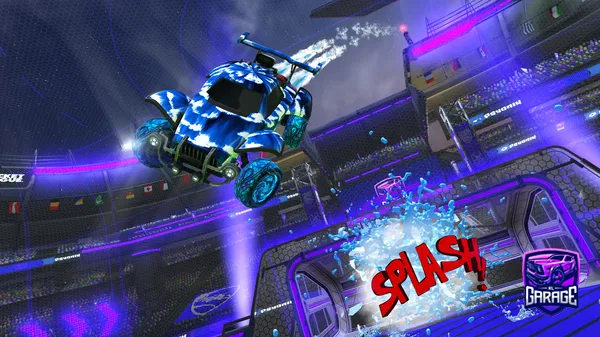 A Rocket League car design from DROW10