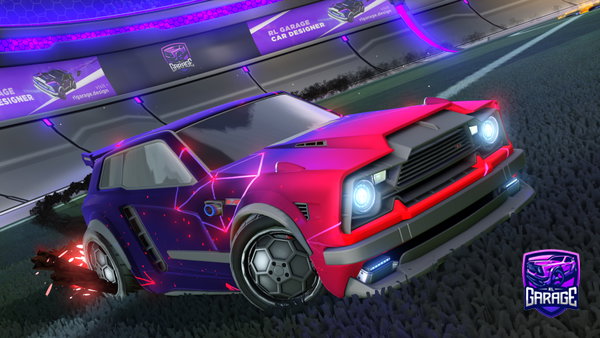 A Rocket League car design from Holayosoysanti94