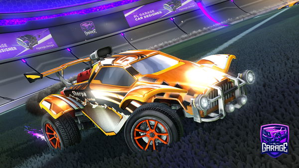 A Rocket League car design from Kyphekk