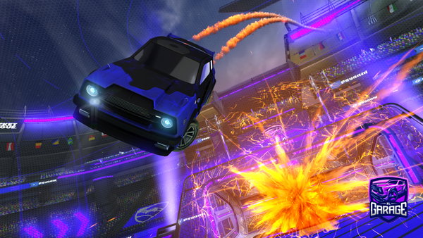 A Rocket League car design from cheloto