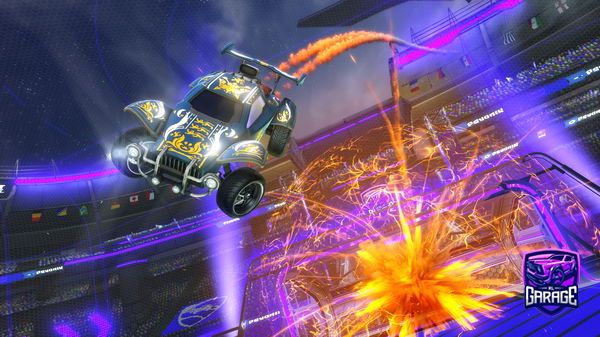 A Rocket League car design from Not_Spxdes