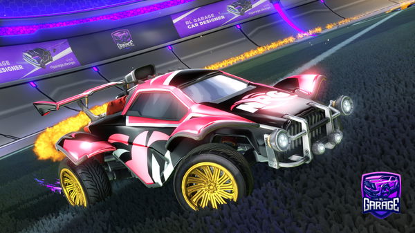 A Rocket League car design from Mikakwmp