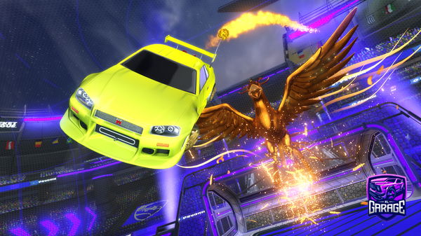 A Rocket League car design from Cruz_Ship