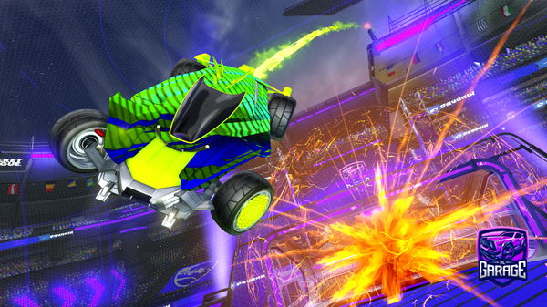 A Rocket League car design from TankSquat