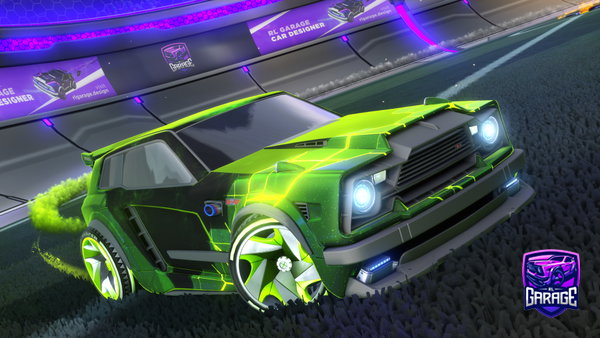A Rocket League car design from Poulpium