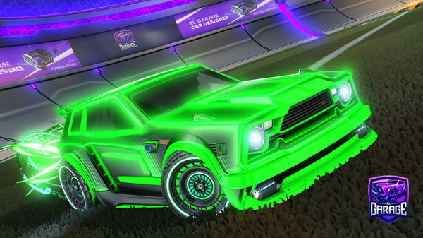 A Rocket League car design from Capybara_RL