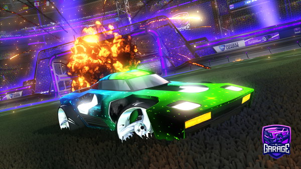 A Rocket League car design from kanekiwylli