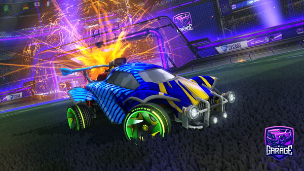A Rocket League car design from szadjali75