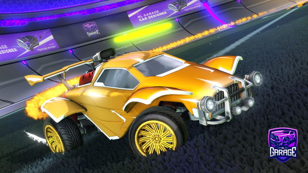 A Rocket League car design from RL-GHOST28