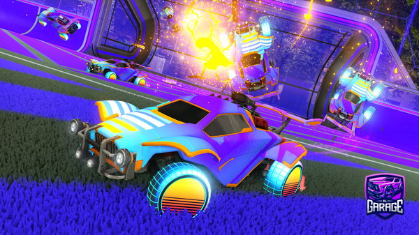 A Rocket League car design from BpjarJ377