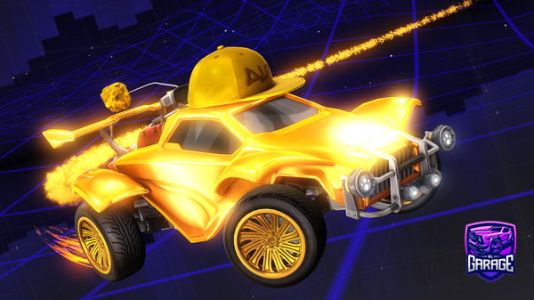 A Rocket League car design from 7hmooood77