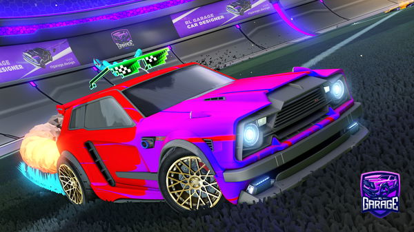 A Rocket League car design from sagquattro