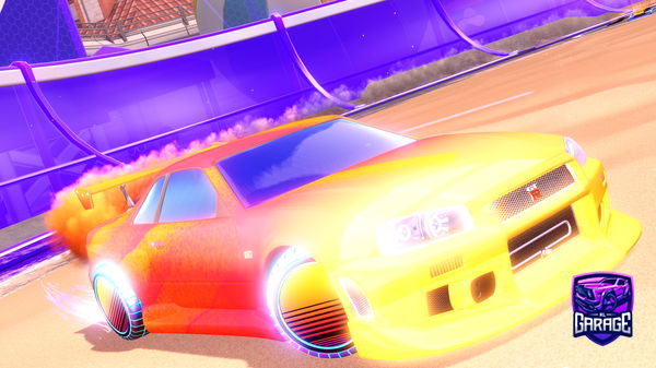 A Rocket League car design from Kwassant