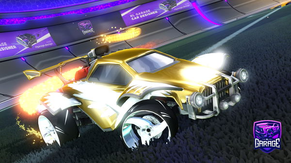 A Rocket League car design from MERCYY54