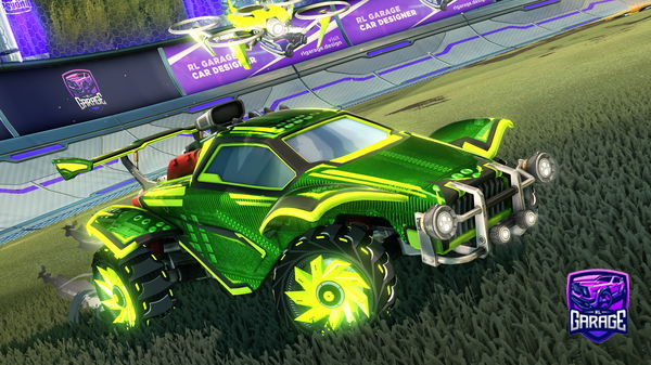 A Rocket League car design from irosario78