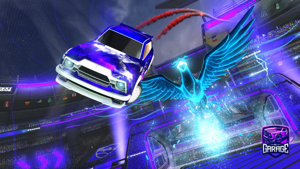 A Rocket League car design from Ohpoy