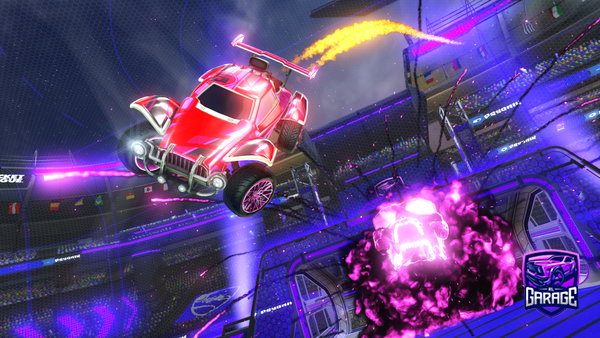 A Rocket League car design from ComboZzX2