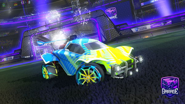 A Rocket League car design from Purifyxo