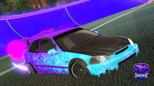 A Rocket League car design from tabon