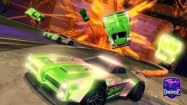 A Rocket League car design from Fornal