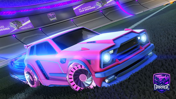 A Rocket League car design from Voxlz