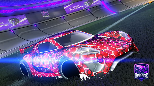A Rocket League car design from mibble