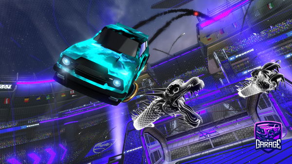 A Rocket League car design from BlazziMan