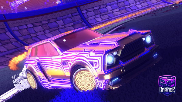 A Rocket League car design from Psicopatatm