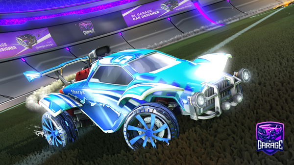 A Rocket League car design from Beanzo57