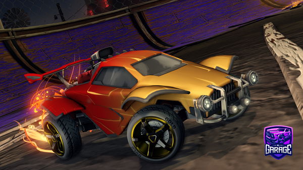 A Rocket League car design from IsakTheNerd