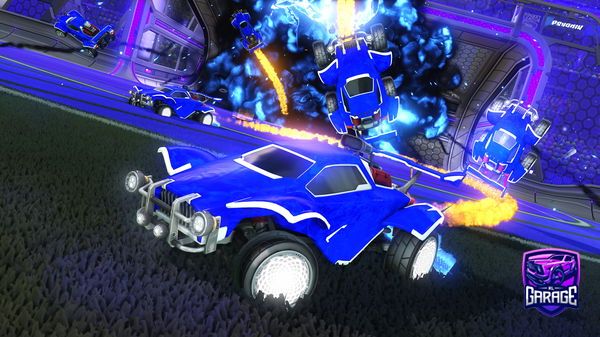 A Rocket League car design from SantanJM