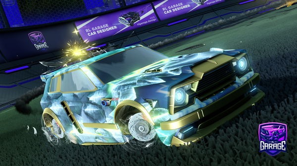 A Rocket League car design from Vemundsen2
