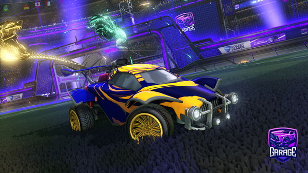 A Rocket League car design from jackedpotato