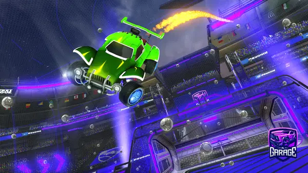 A Rocket League car design from bumpstart