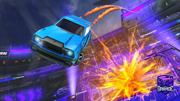 A Rocket League car design from CastilloCapone
