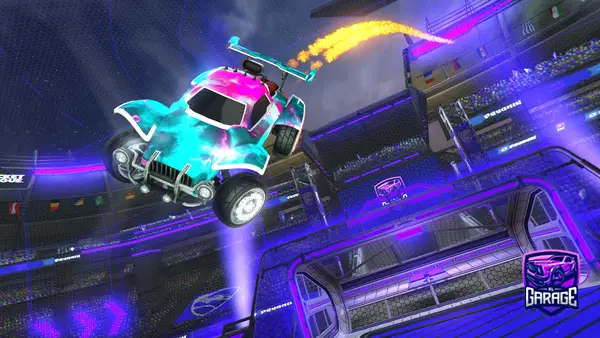 A Rocket League car design from Lumoy