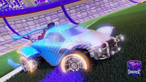 A Rocket League car design from Visual_Sound376