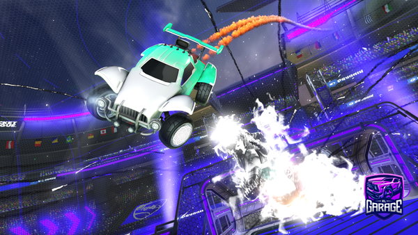 A Rocket League car design from nighdestroyer