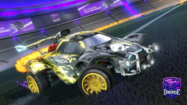A Rocket League car design from vozify-rl