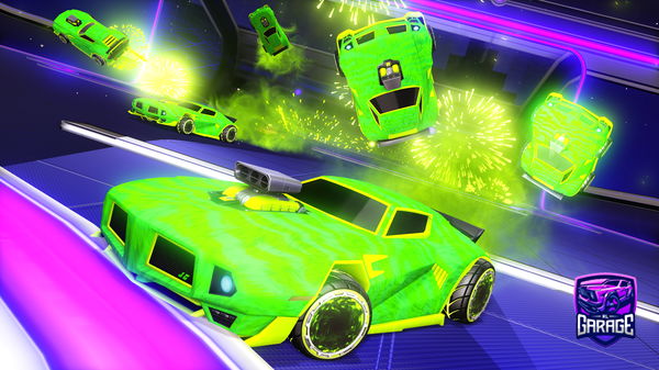 A Rocket League car design from Chocoogamez