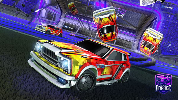 A Rocket League car design from Fjoompaz