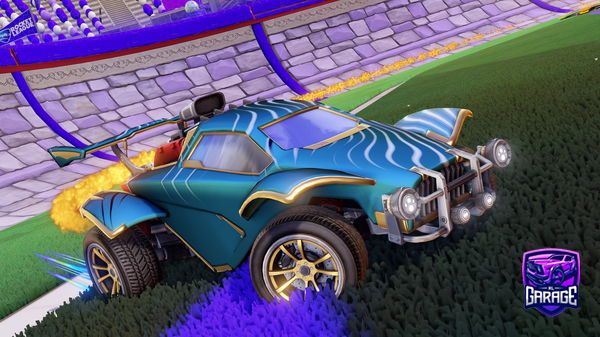 A Rocket League car design from Imthegrts