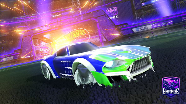 A Rocket League car design from notQWERT