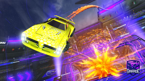 A Rocket League car design from guillemontesroldan