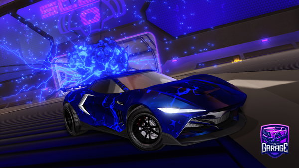 A Rocket League car design from BoltLightspeed