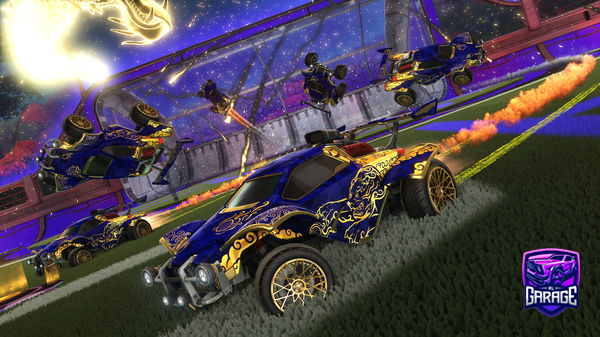 A Rocket League car design from IndoorSquid3305