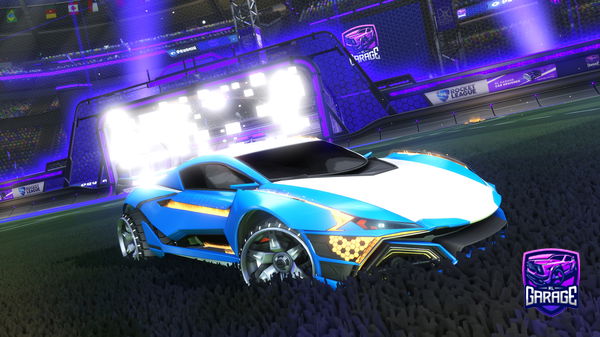A Rocket League car design from GalileoRLCS