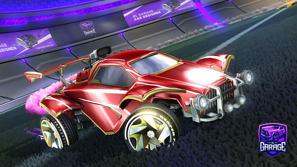 A Rocket League car design from Ice-Deriva